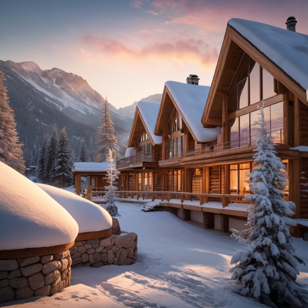 Whispers of the Winter Peaks: A Luxurious Alpine Escape