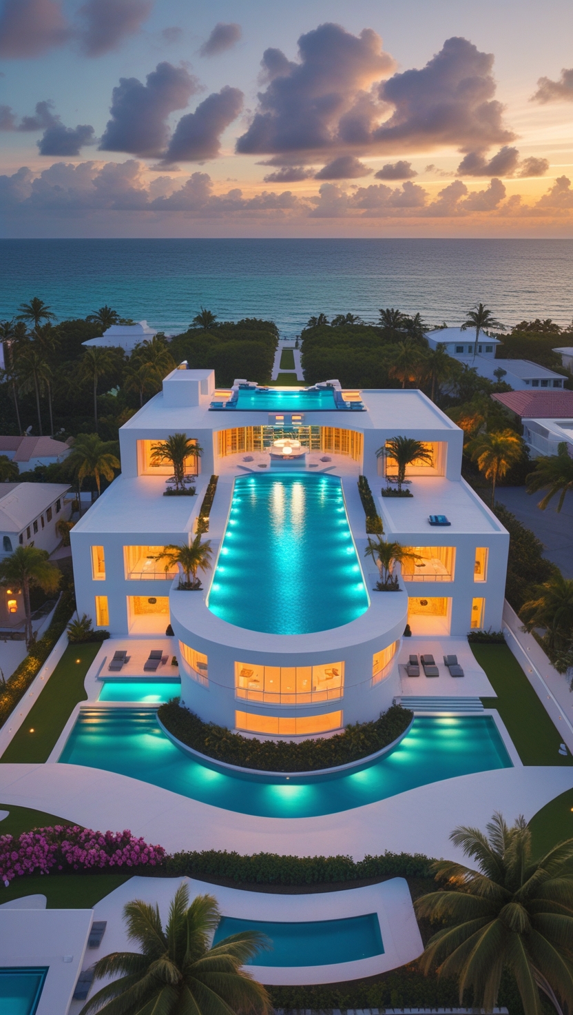 Horizon Noir: A Billionaire’s Visionary Miami Mega-Estate Redefines Coastal Opulence