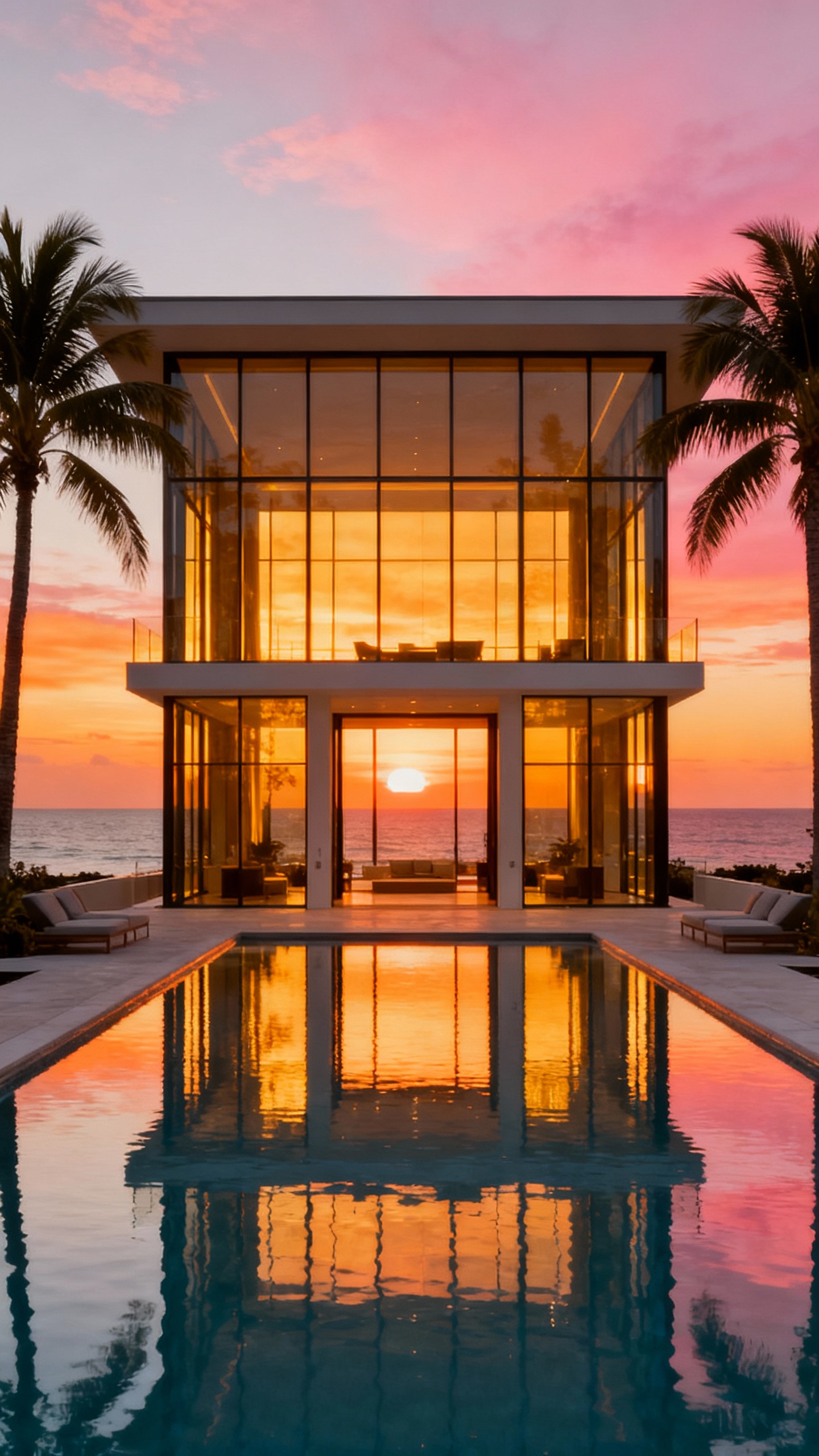 Inside a $15 Million Sunset Oceanfront Glass Mansion